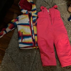 Girls size 4t-5t snowsuit